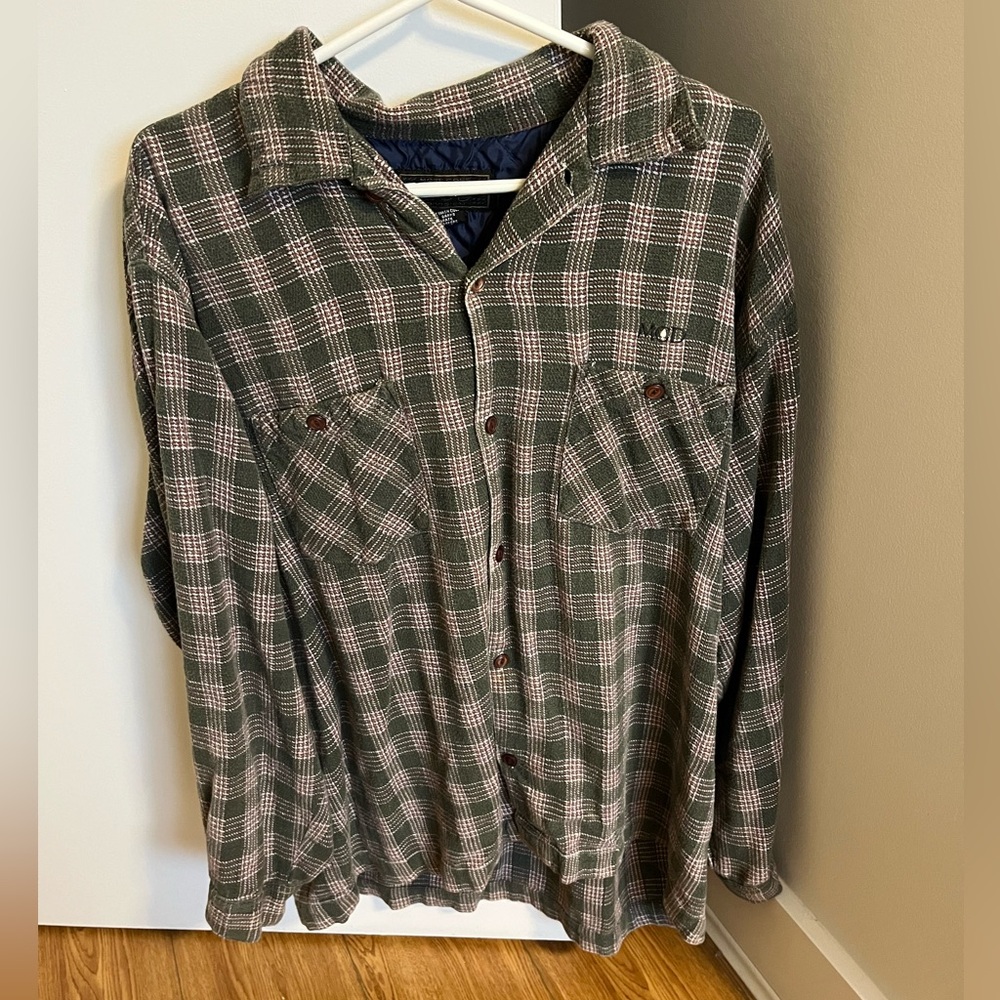 Green Plaid Flannel